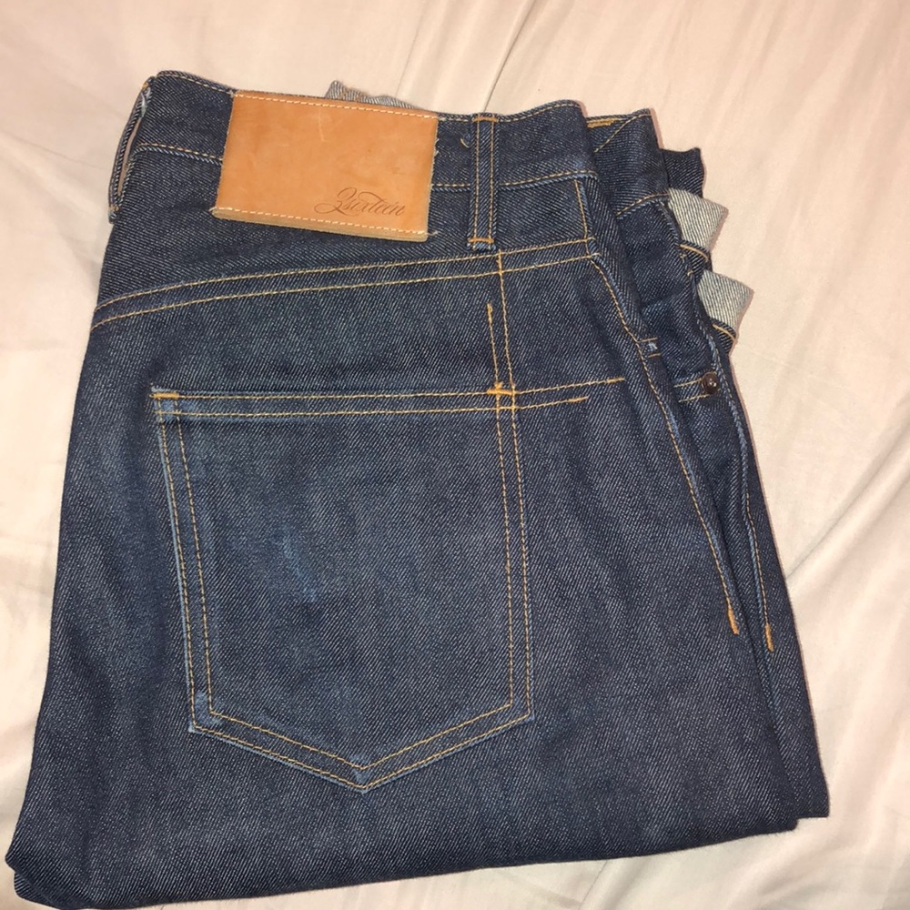 3Sixteen Dark Blue Wash Men Jeans